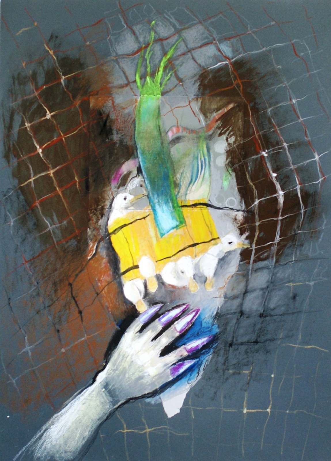 Codzienność, 2009, pastel, 50x70