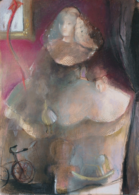 Infantka, 2012, pastel, 50x70