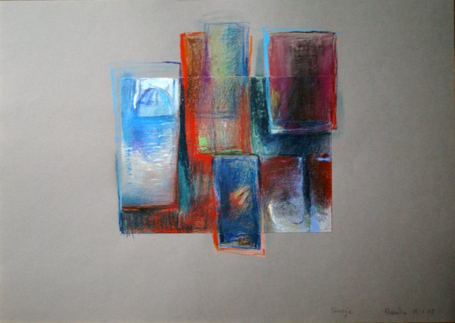 Modlitwa II, 2008, pastel, 70x50
