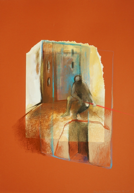 Pieśń do Zizy, 2013, pastel, 70x100