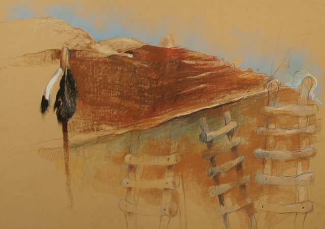 Uroki natury, 2006, pastel, 70x50