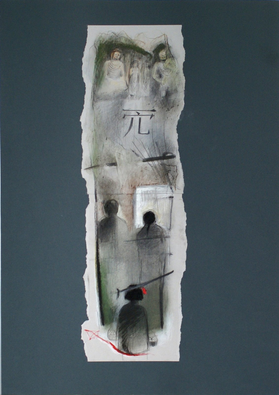 Zdradziecka lisica, 2009, pastel, 50x70